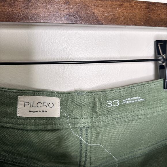 ANTHROPOLOGIE x PILCRO Adi Mid-Rise Frayed Relaxed Flare Pants Linen Sz 33 {3B8} - Picture 4 of 6